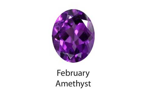 February birthstone — Amethyst