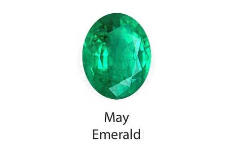 May birthstone — Emerald