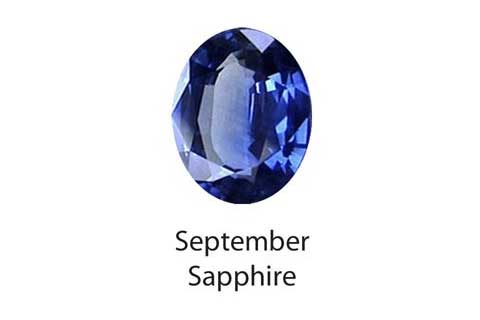September birthstone — Sapphire