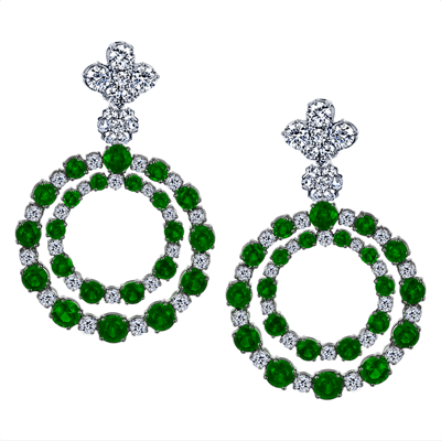 Emerald — fine green gemstone